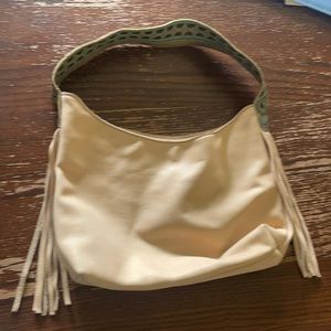 Fringe leather western purse handmade